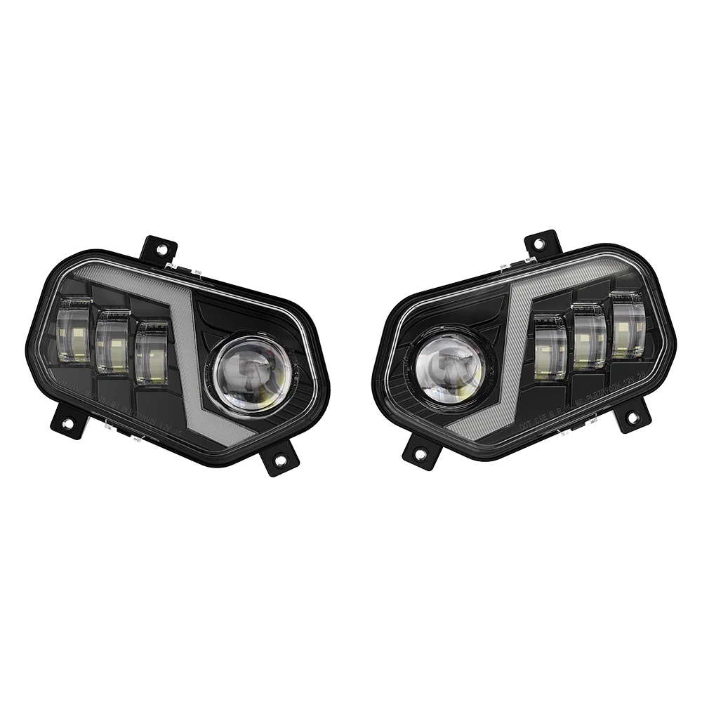 

Светодиодная фара DOT для Polaris RZR XP 4 900 S 800 2011 2012 2013 2014 MRZR UTV с ходовыми огнями DRL 2411854 2411855