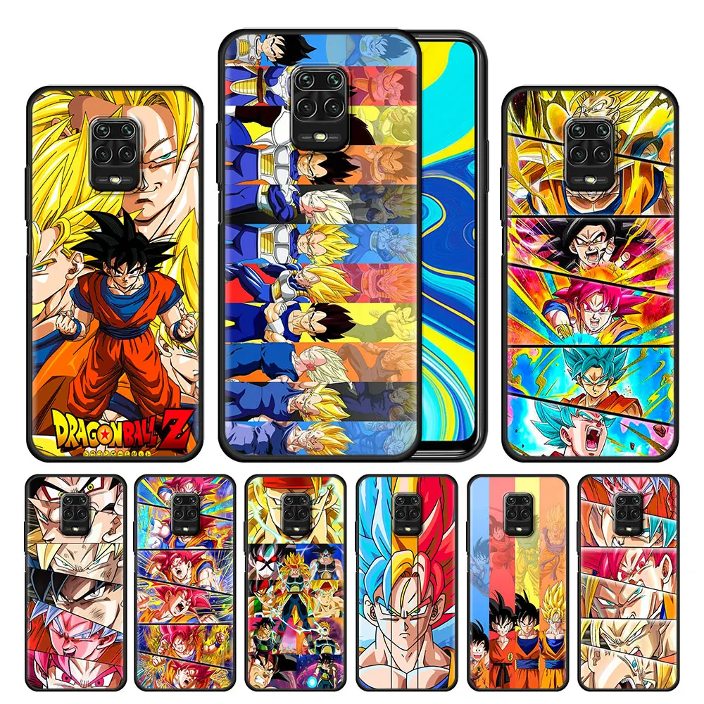 

Case Cover for Xiaomi Redmi Note 9 9s 8 8T 10 11 7A 9c 9T 10A 10c 11S Pro Coque Armor Back Print Dragon Ball Super Z Character