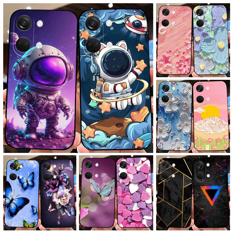 Для OnePlus Ace 2V 5G Чехол PHP110 Силиконовый защитный чехол для телефона с рисунком One Plus