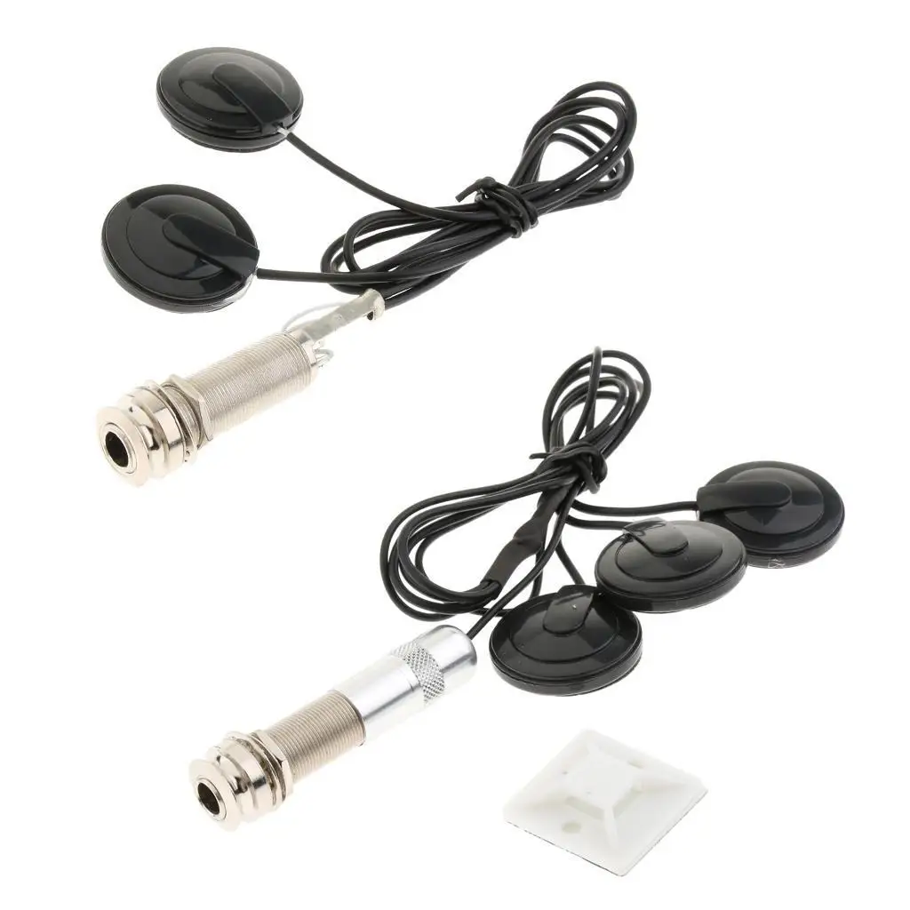 

Multi-function Acoustic Guitar Pickup 1 4 Endpin Jack 3 Transducer Pickup