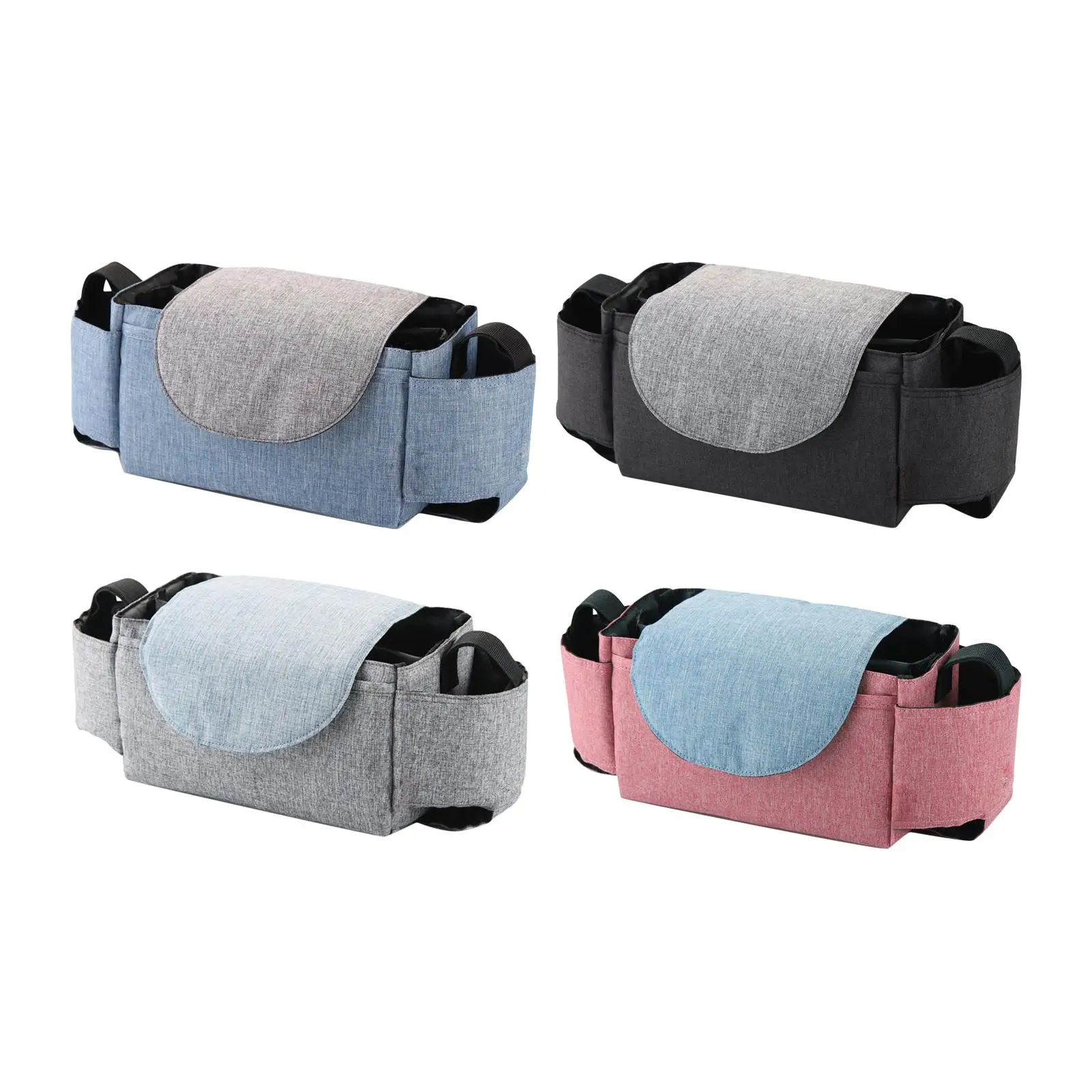 

Stroller Organizer Bag Storage Diapers Toys Portable for Pushchair