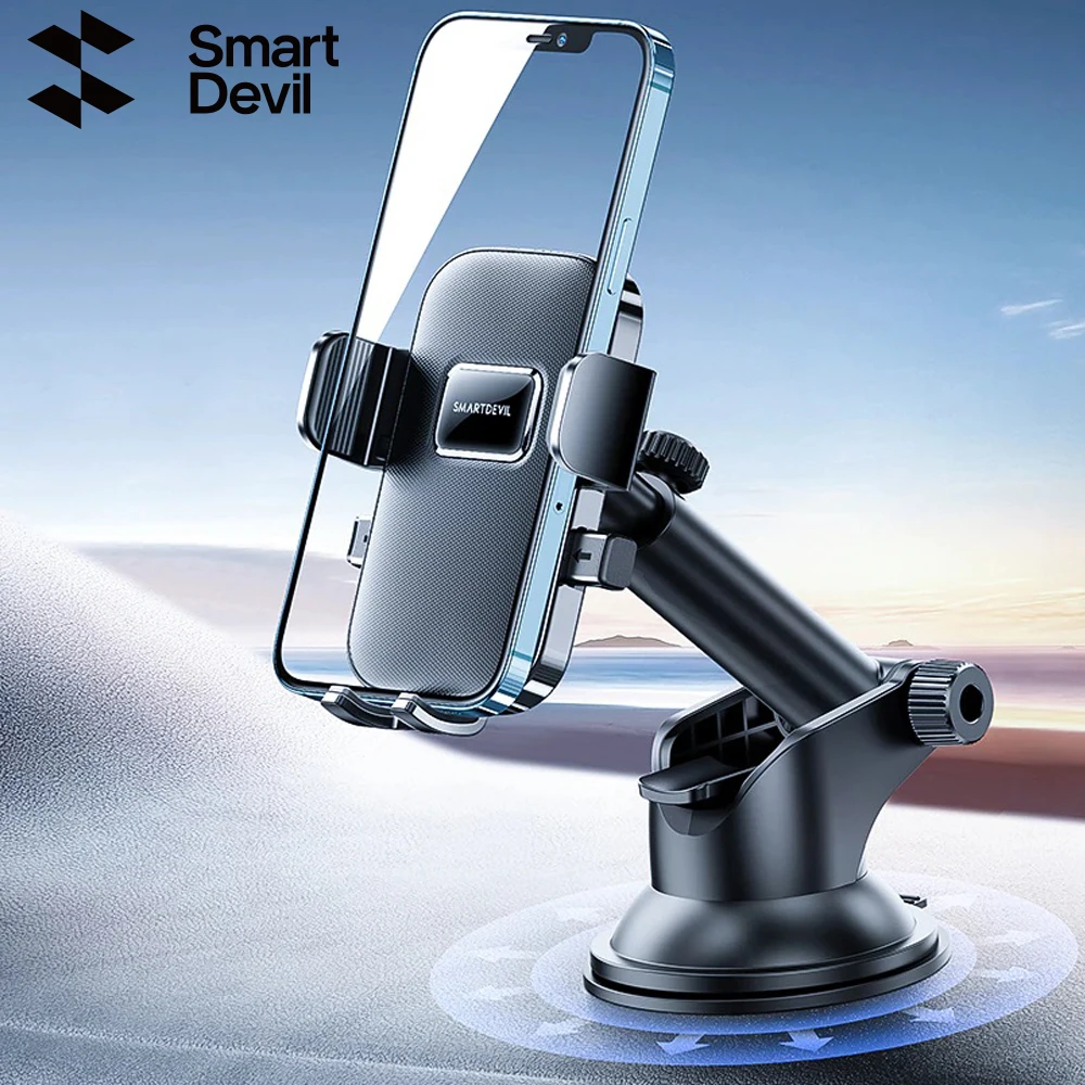 

SmartDevil Car Phone Holder Stand Gravity Dashboard Phone Holder Universial Mobile Phone Support For iPhone 13 14 Xiaomi Samsung