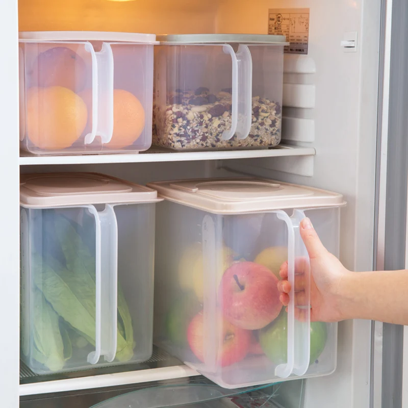 

Covered Plastic preservation box refrigerator fruit household rectangular seal vegetable storage Box