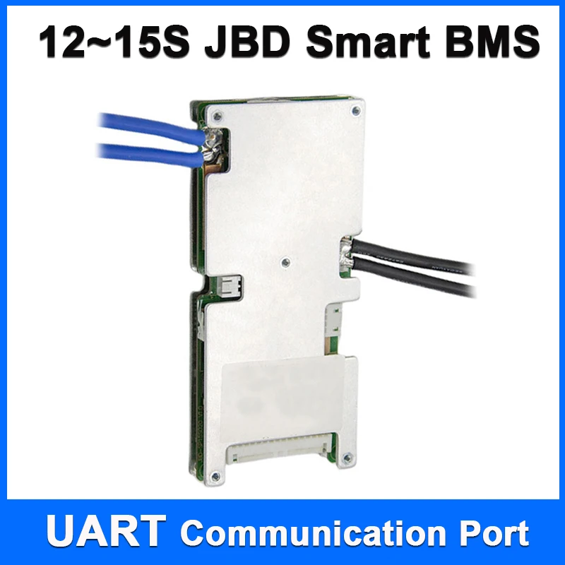 

12S 13S 14S 15S JBD Smart BMS со стандартным USB-портом, неводонепроницаемая литий-ионная батарея Lifepo4 BMS с Bluetooth модулем