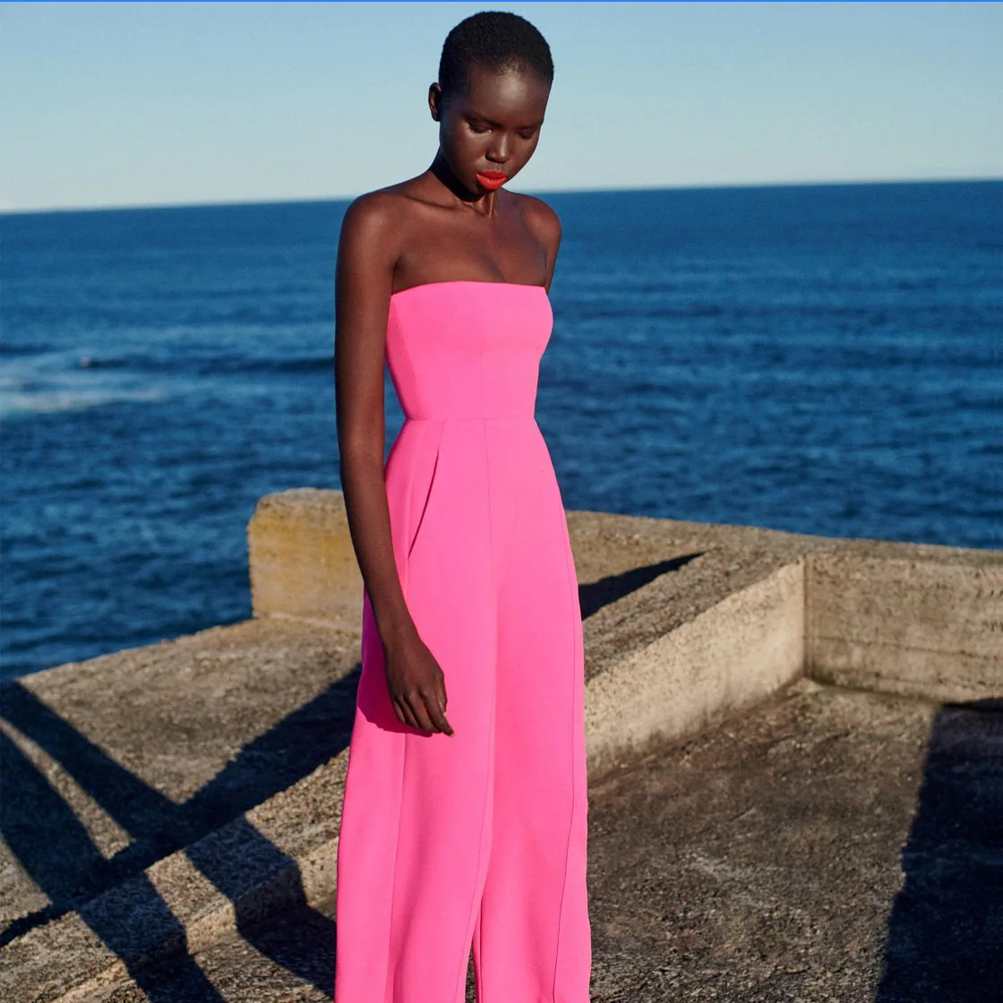 

Женский шифоновый комбинезон без бретелек, новый привлекательный модный повседневный комбинезон с высокой талией, лето 2022