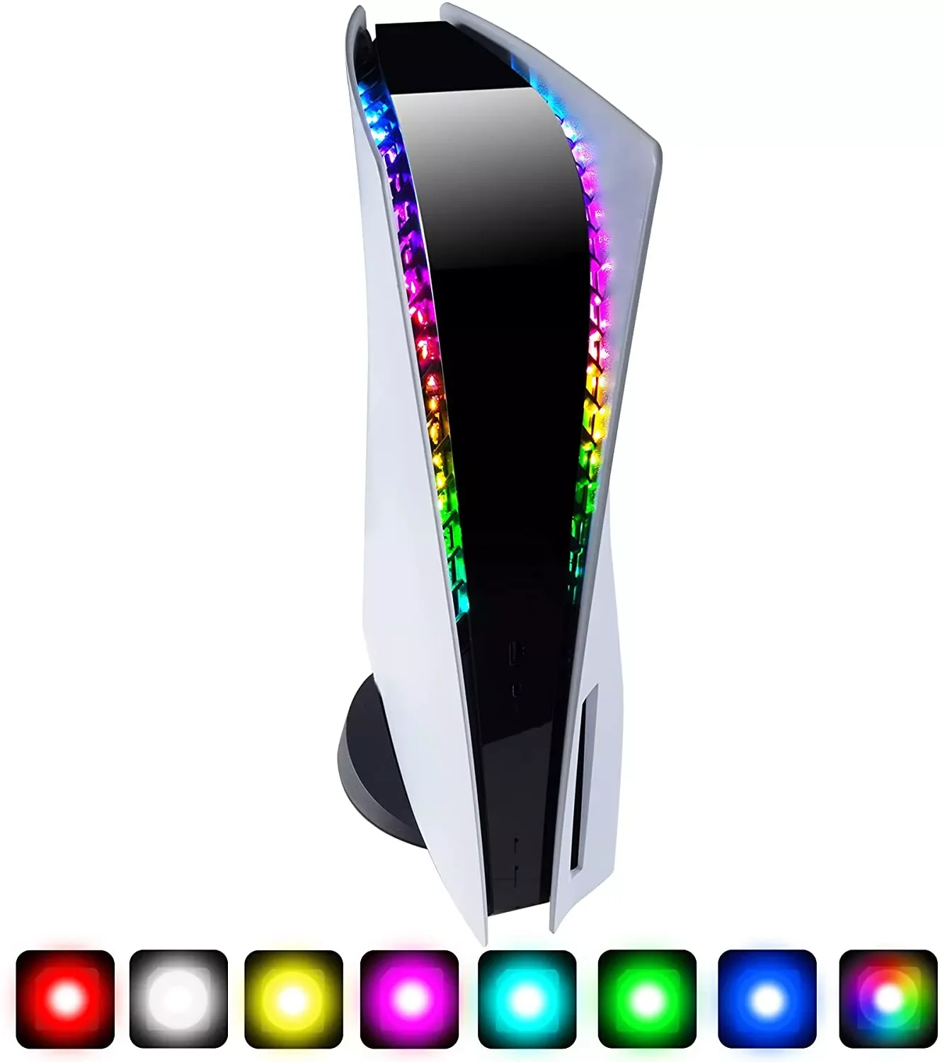 

For PS5 Console Led Light Strip RGB LED Ring Strip Lights for PS5