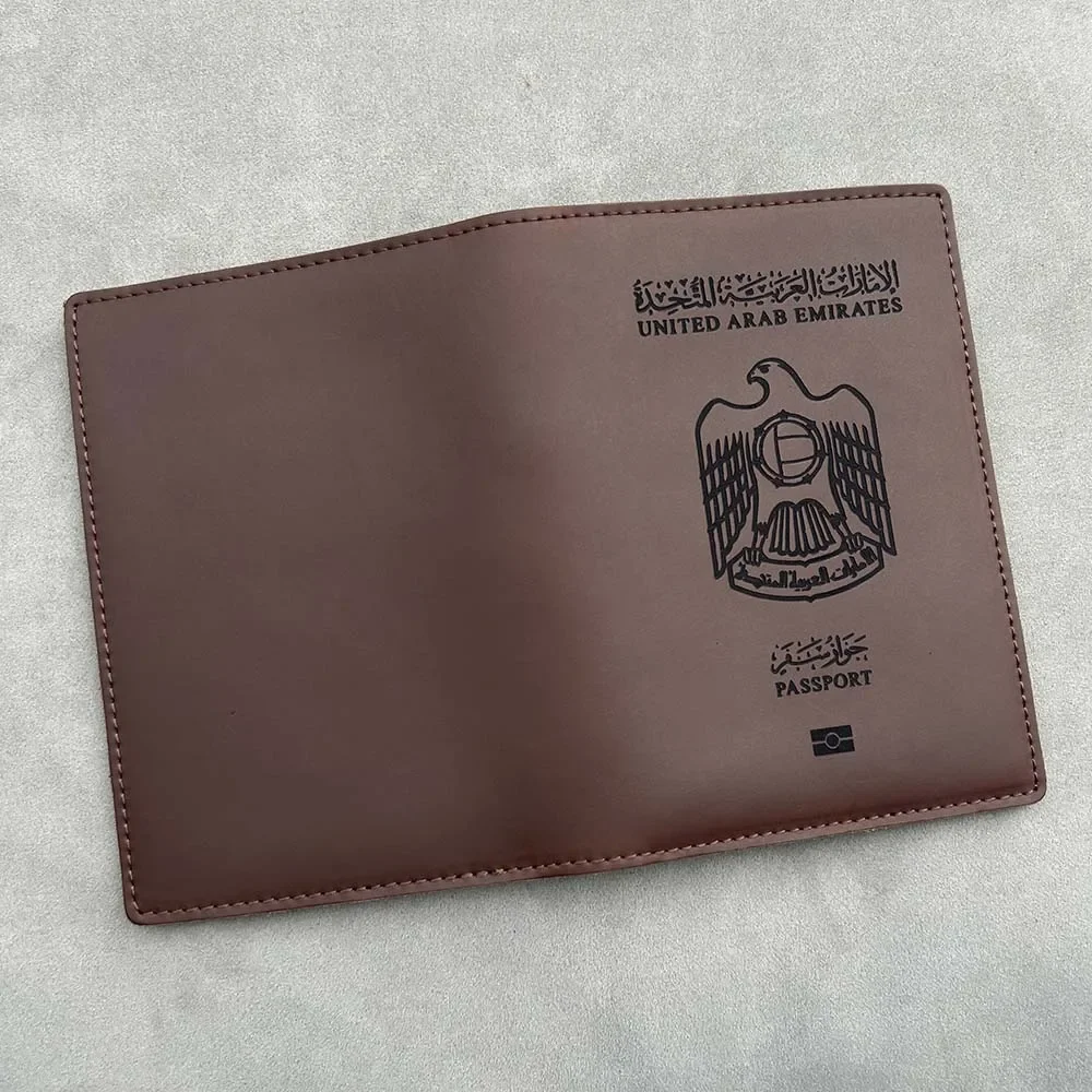 

The United Arab Emirates Passport Cover UAE Genuine Leather Emirates of The Uae Passport Holder Passport Case