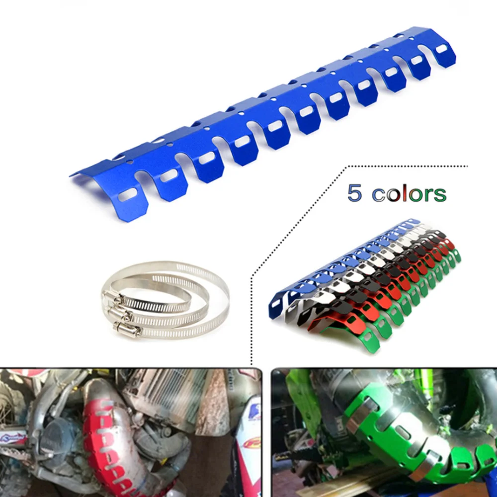 Теплозащитный экран выхлопной системы мотоцикла защитная крышка глушителя для