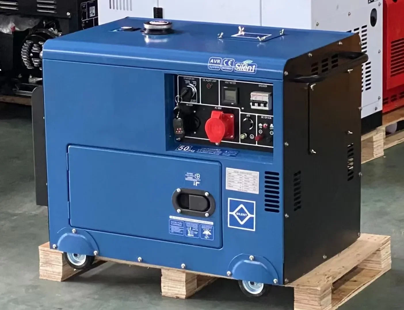 LETON POWER 50 Гц электрические дизельные генераторы 5 кВт 7 8 10 кВ кВА бесшумный