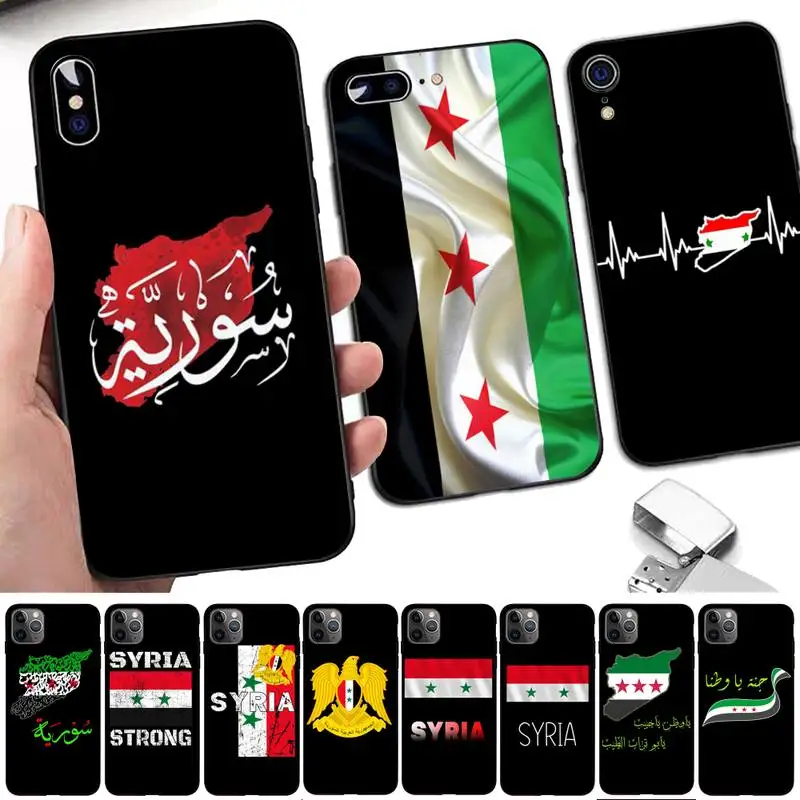 

Syria Flag Phone Case for iPhone 11 12 13 mini pro XS MAX 8 7 6 6S Plus X 5S SE 2020 XR case