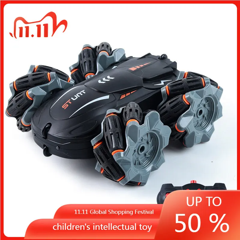 

Hot 1:16 Remote Control Stunt Car 4WD 2.4G Drift 360 Rotation High-Speed Climbing Off-Road Racing Children's Toy Gift