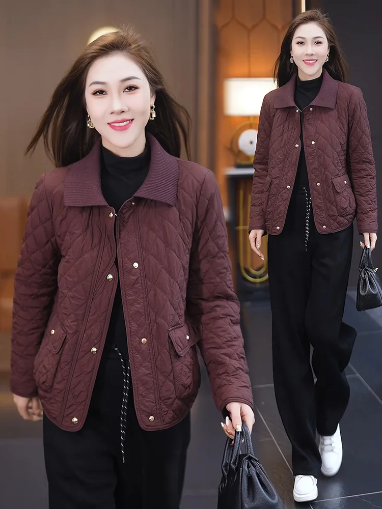 Осень-зима 2023 новое короткое пуховое пальто с шерстяным воротником женская мода