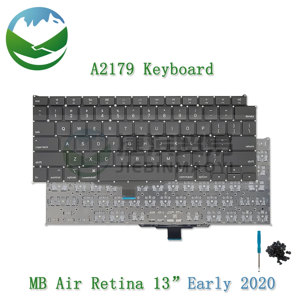 

New Laptop A2179 Keyboard for Macbook Air 13" A2179 Keyboard Replacement US UK RU FR SP IT GER Layout EMC 3302 Early 2020