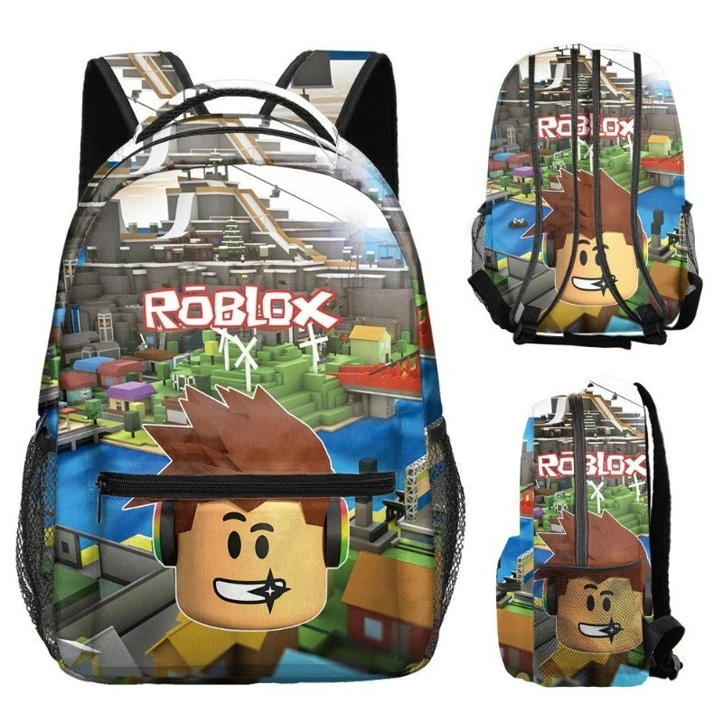 Фото Рюкзак Roblox Creative Personality: универсальный, портативный, вместительный, повседневный, спортивный, с аниме-принтом, легкий, для студентов №4