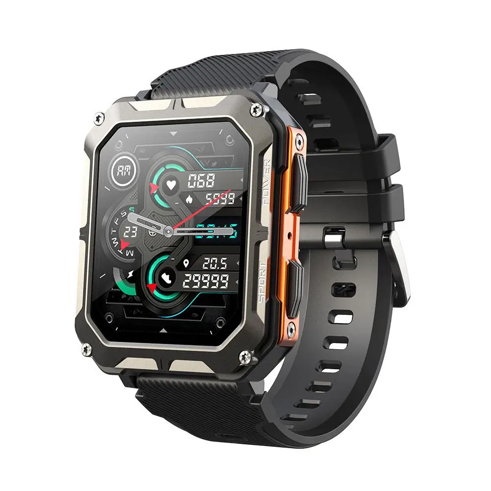 

Мужские Смарт-часы C20pro с поддержкой Bluetooth и Hd-экраном 1,83 дюйма