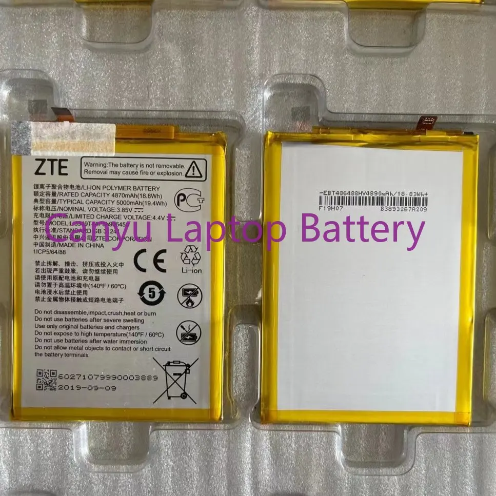 

Новый аккумулятор 5000 мАч Li3949T44P8h906450 для ZTE Blade 20 Smart V1050, аккумулятор для телефона + Подарочные инструменты