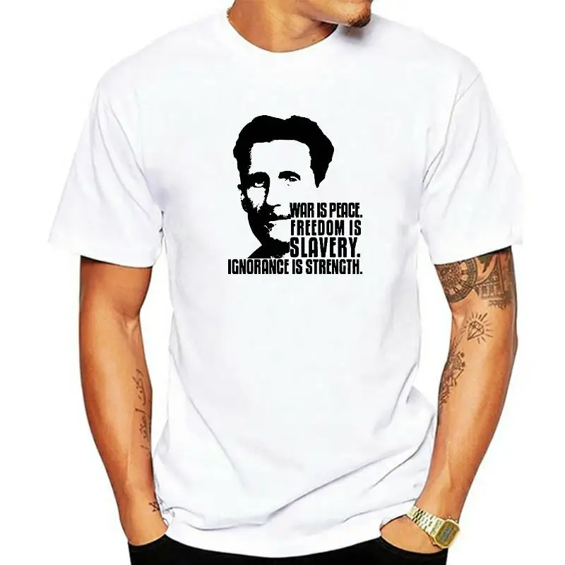 

Футболка хлопковая для мужчин и женщин, принт с принтом большого брата, Джордж орвелл, лето