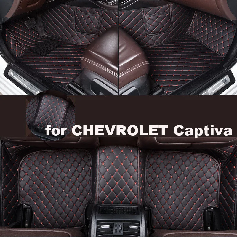 

Autohome Car Floor Mats For CHEVROLET Captiva 2007-2017 Year Upgraded Version Foot Coche Accessories Carpets