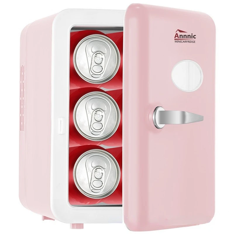 6L Mini Small Refrigerator Cosmetics Breast Milk Refrigerated Dormitory 110V Beauty Refrigerator Car Refrigerator