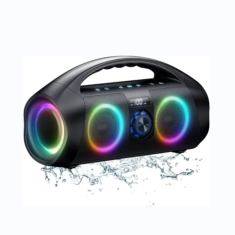 

F29 bluetooths Hot Selling IPX7 waterproof Outdoor Fashion DSP Wireless Speaker 60W Party Speaker
