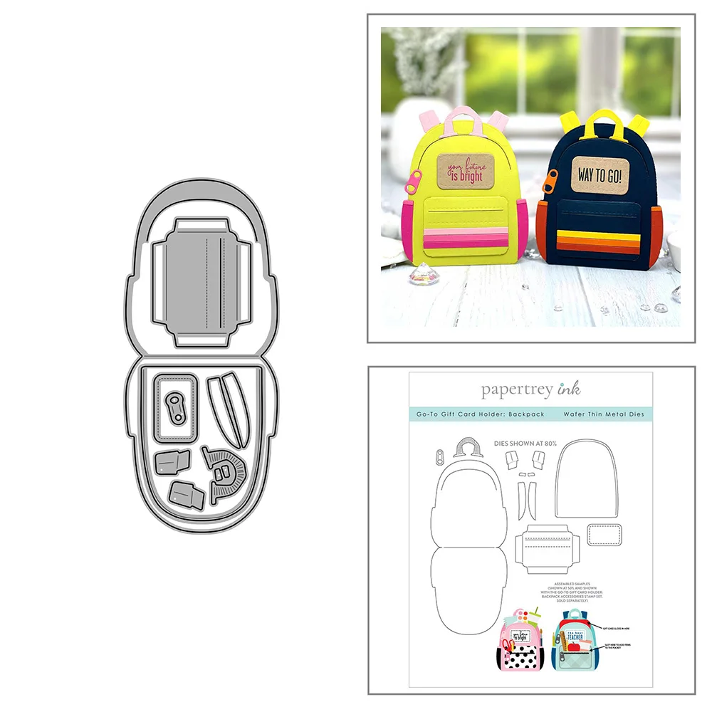 

Металлические пресс-формы для рюкзака «сделай сам», альбом для скрапбукинга, бумажные карты, украшения, ремесла, тиснение 2022, новые штампы