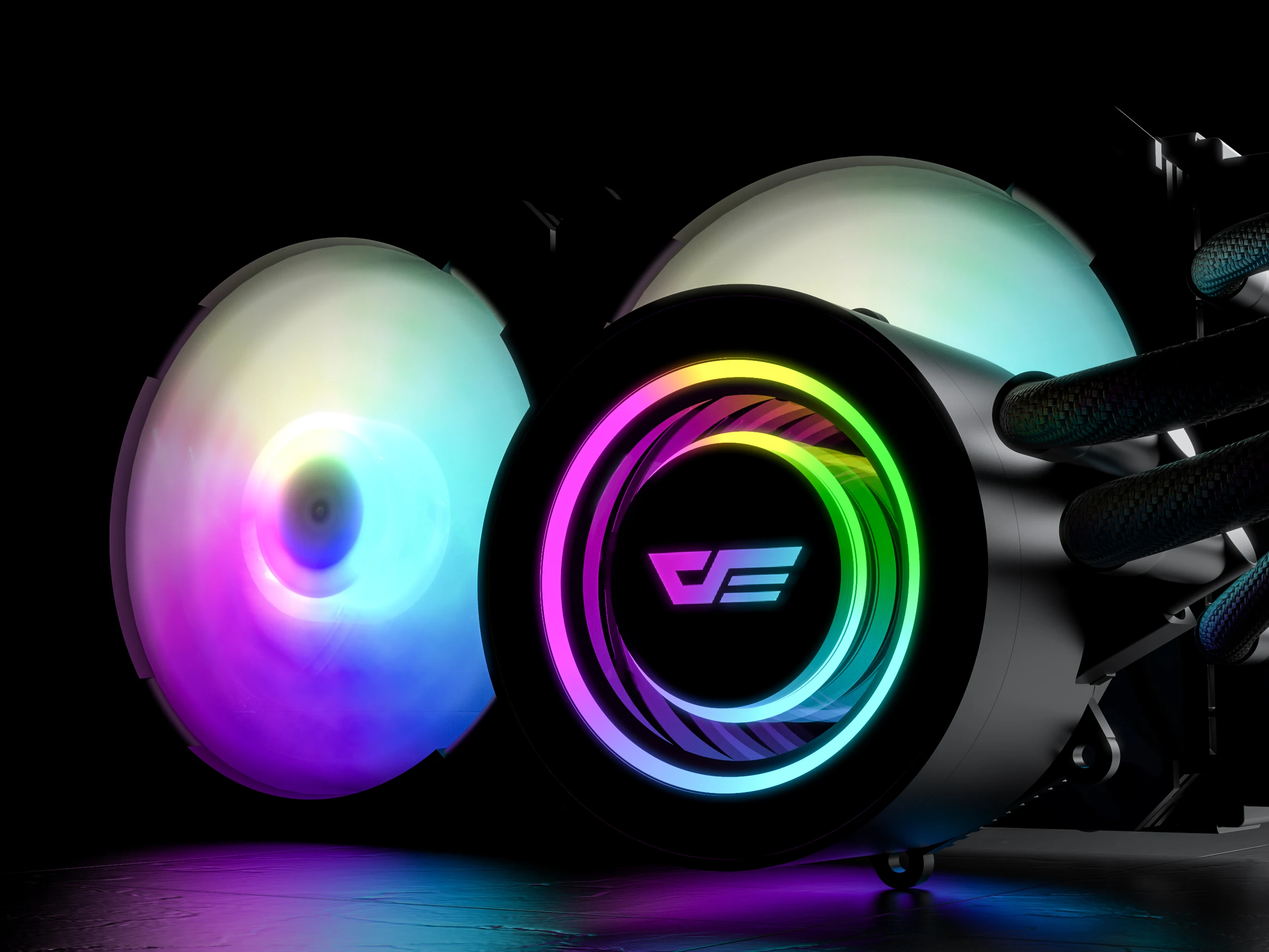 Водяной охладитель darkflash DX240 радиатор для процессора 4 контакта PWM RGB aura Sync Intel LGA
