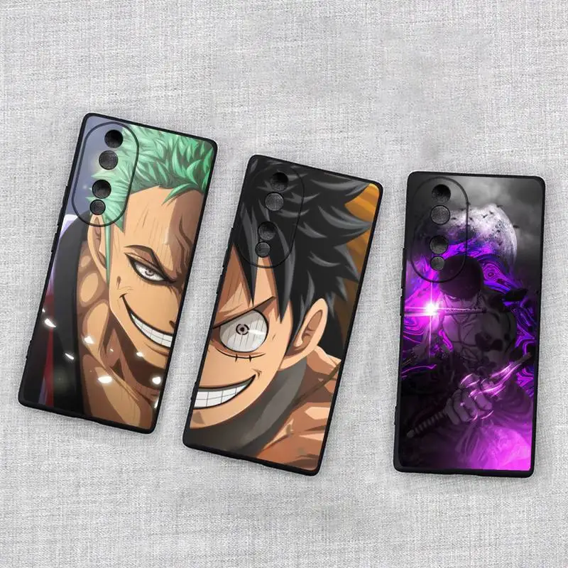 Купи Anime One Piece Luffy Zoro Phone Case For Huawei Honor 70 60 50 30 20 10 9 X 9X V30 Pro Lite View Cover за 120 рублей в магазине AliExpress