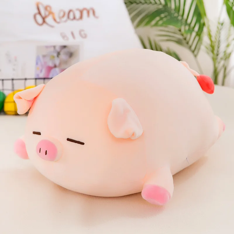 

Zqswkl 40/50cm pig plush toy girls doll large pillow hugs birthday gift kids cute soft toys pillows for decoration kawaii dolls