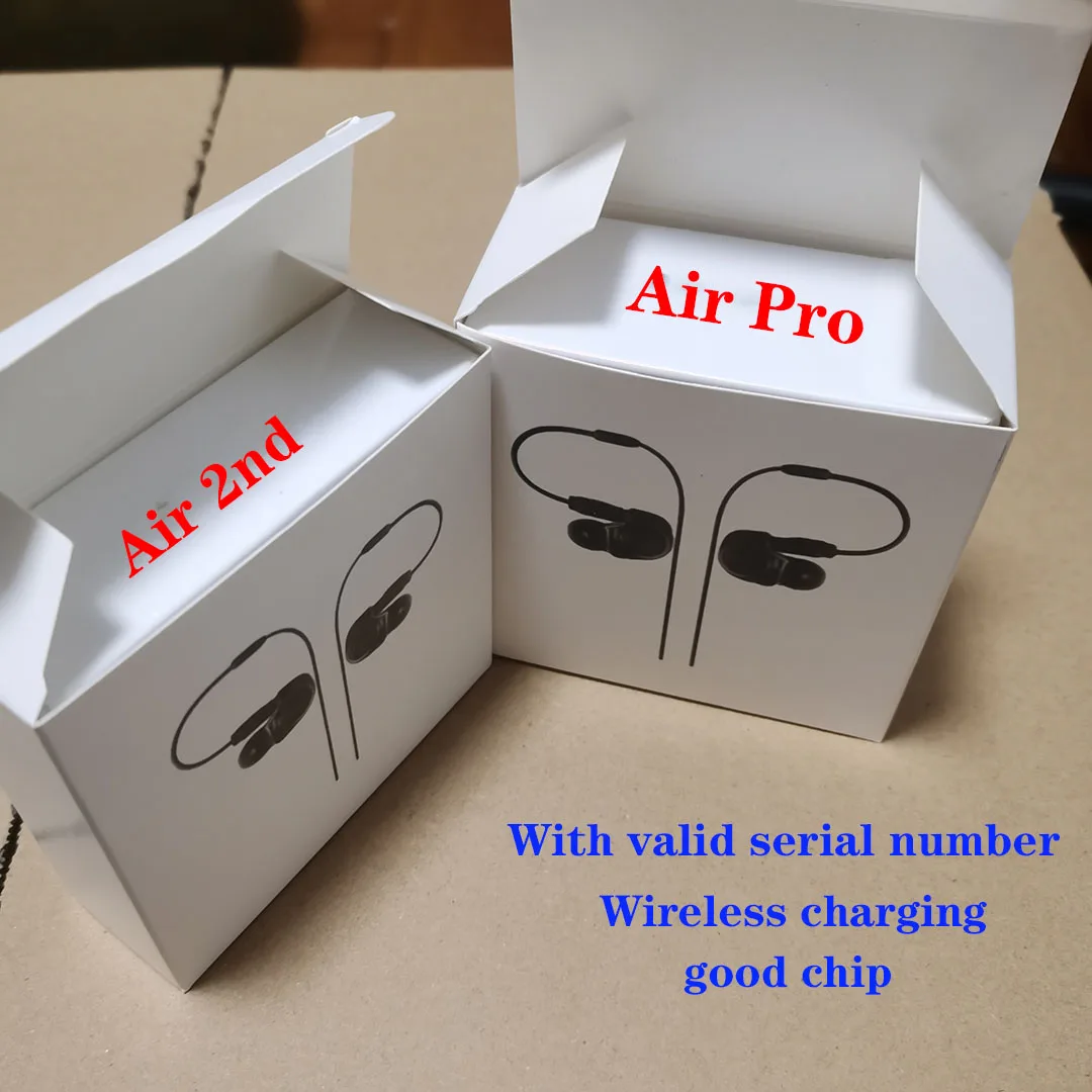 

HIGH QUALITY Valid serial number AP3 AIR pro Wireless Charging Bluetooth Headphones Gen 3 Earphones AP2 2nd Gen H1 chip Earbuds