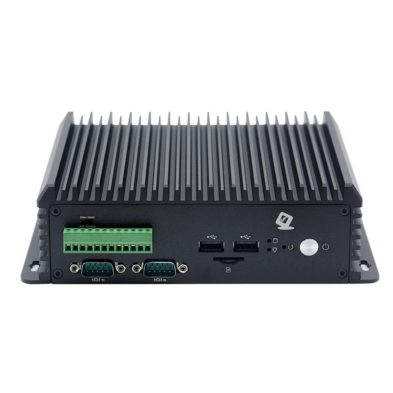 i5-6360u i7-6650u 3865u Industrial Mini PC Intel Fanless Desktop Linux Alloy Case Dual LAN 6*RS232 COM VGA HDMI Windows 10 | Компьютеры и