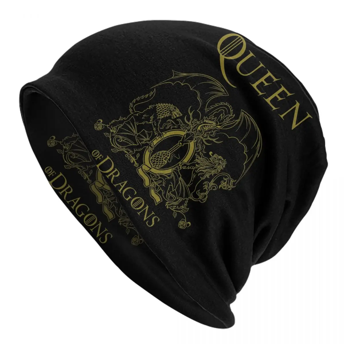 

Stylish Woman Queen Of Dragons Throne Bonnet Hats Winter Spring Beanie Merch For Man