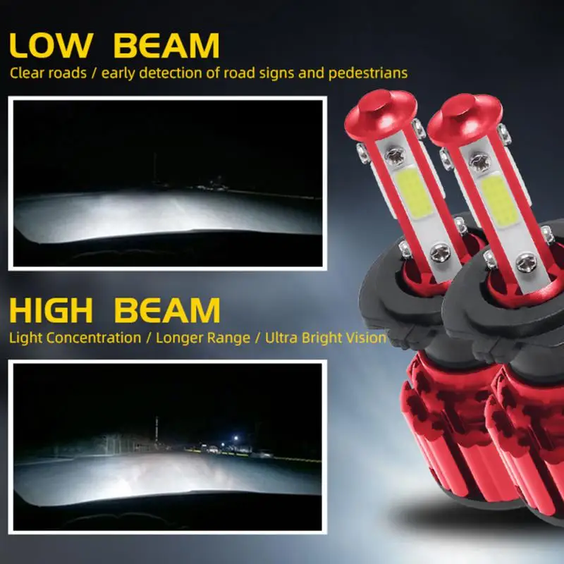 

X16 Car Headlight Bulbs 9v To 32v Ip67 Waterproof Plug And Play High Luminous Durable Car Accessories Automobile Fog Light Led