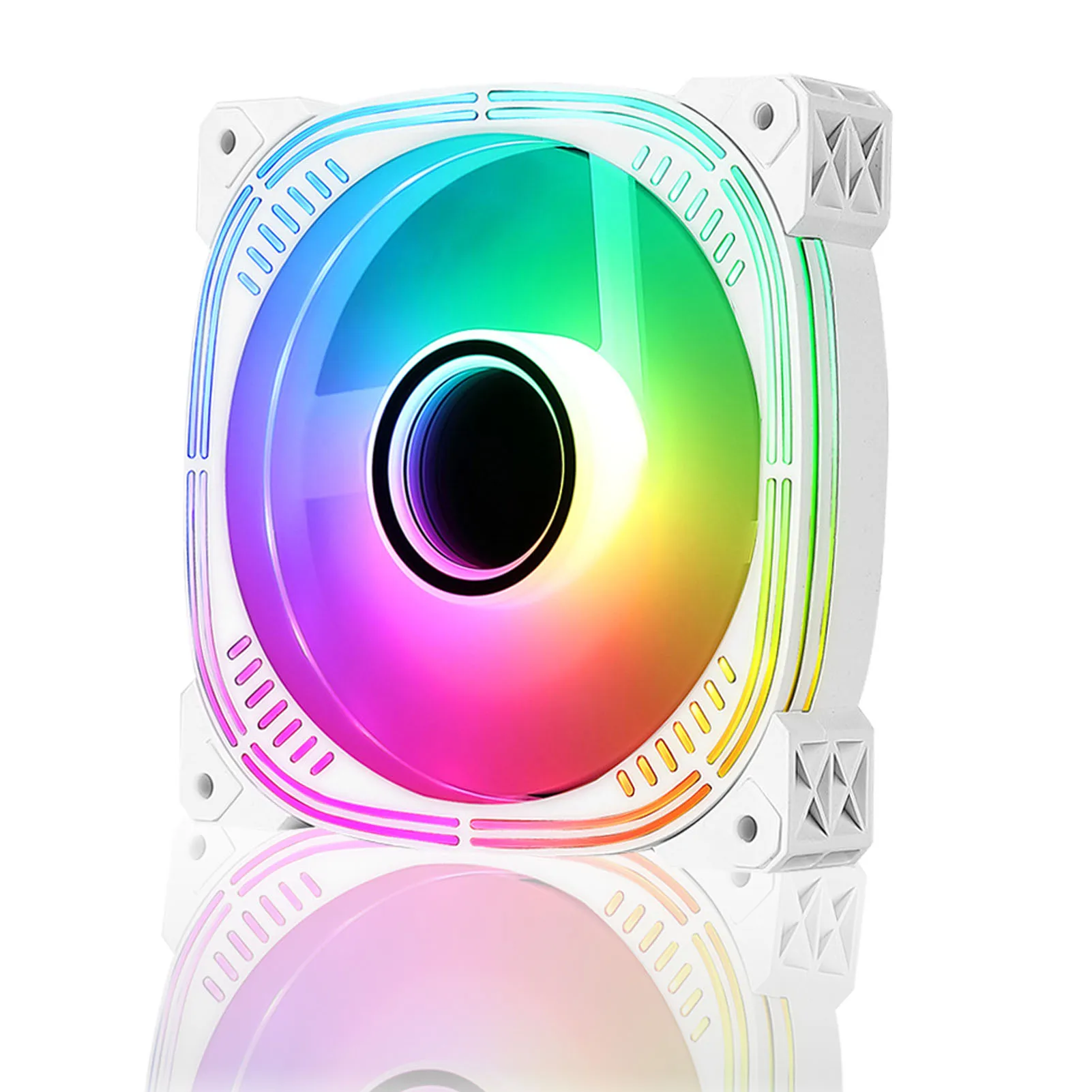 

Поликарбонатные вентиляторы с контролем скорости, с высоким потоком воздуха, контролем температуры, скорости, 3 контакта, 5 В, ARGB, Адресуемая ...