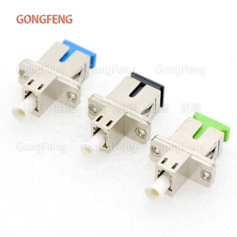 

New HOT SELL Optical Fiber Connector LC-SC Singlemode APC MM Metal Adapter Flange Coupler For Optical Power Meter Special