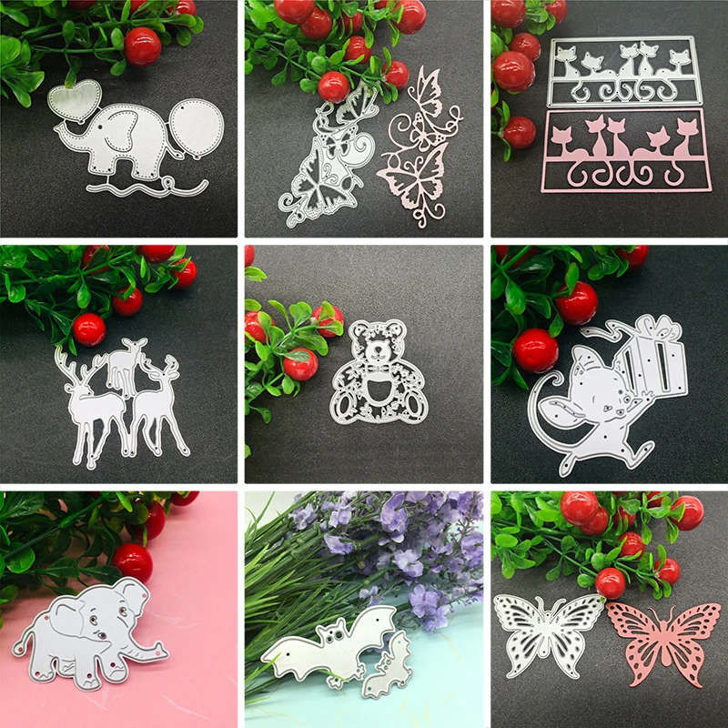 Металлические вырубки для скрапбукинга животные питомцы собака кошка 2022 новые поступления альбом бумажные открытки декоративные ремесла тиснение штампов на.