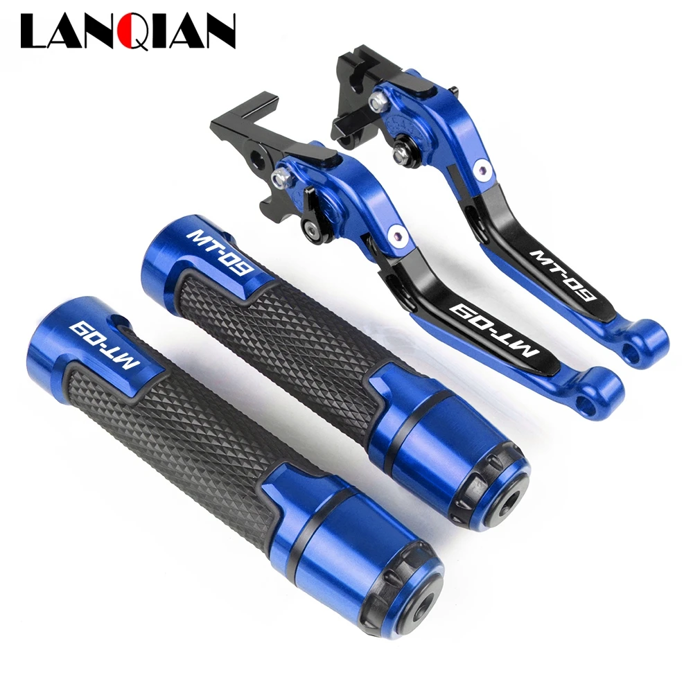 

Motorcycle Brake Clutch Levers Handlebar Handle Hand Grips ends For Yamaha MT09 FZ09 FJ09 2014 2015 2016 2017 2018 2019 MT FJ 09