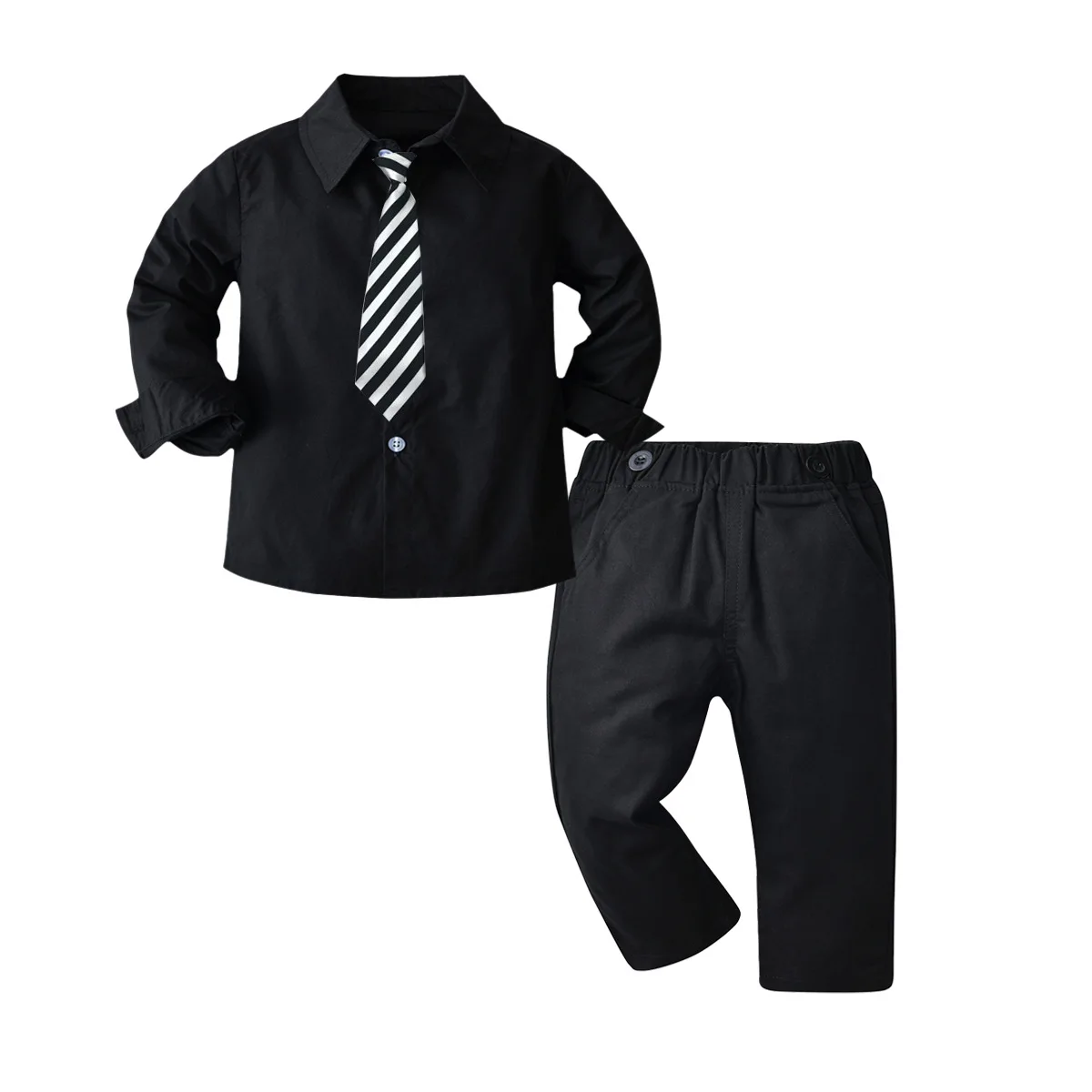 Baby Boys Gentleman Outfits Suits Clothing Spring and Autumn Children Shirt Pants Suit Baby Boy Clothes