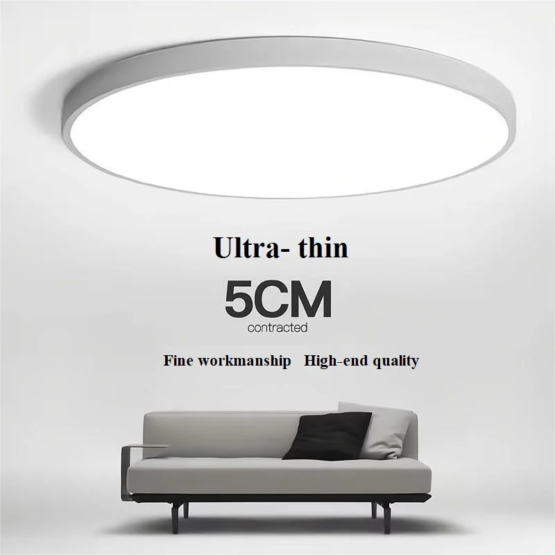 

Ultra-thin LED Moisture-proof Dust-proof Mosquito-proof Ceiling Light for Bedroom Study Bathroom Hallway Balcony Kitchen