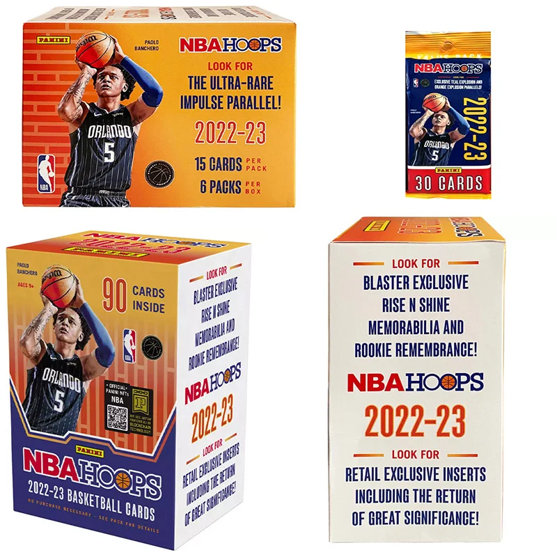 

2022-23 Panini Nba Hoops Basketball Series Star Collectible Cards Blaster Box Limited Fan Card Box Set Commemorate Birthday Gift