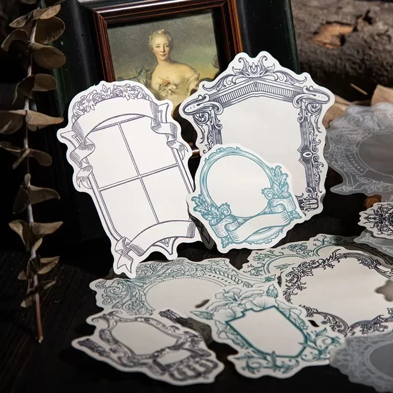 20 шт. материал бумажный легкая винтажная граница описано декоративная основа для