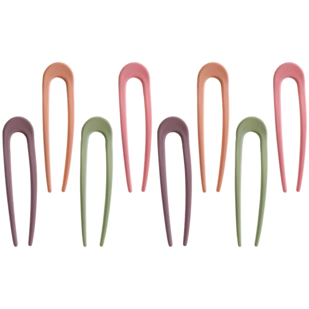 

8pcs French Hair Pin Hair Sticks Hair Styling Tool Updo Hair Pin French Pin Metal Hair Fork Hair Pin Chignon Pin Bun Hair Holder