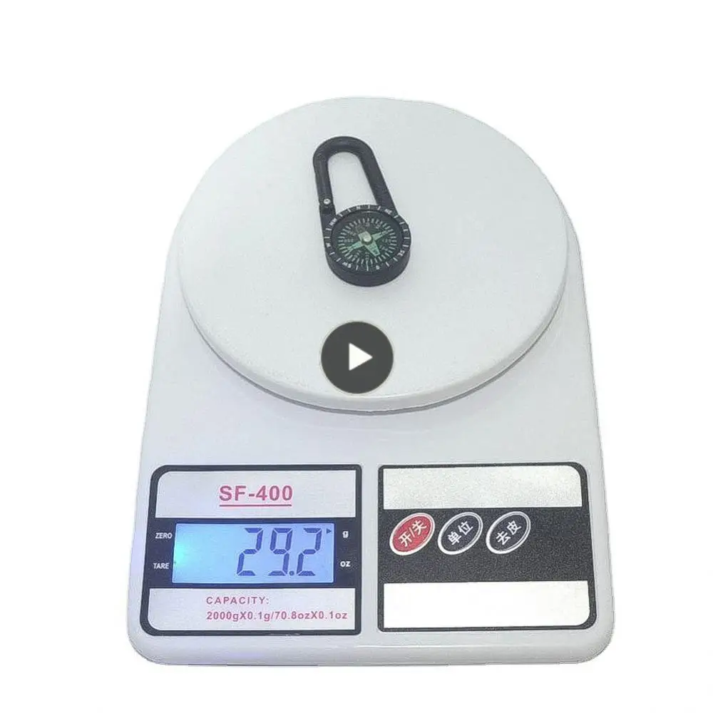 

Carabiner Portable Aluminum Alloy Mountaineering Buckle Convenient Durable Waist Buckle Compass Outdoor Supplies Hook Buckle