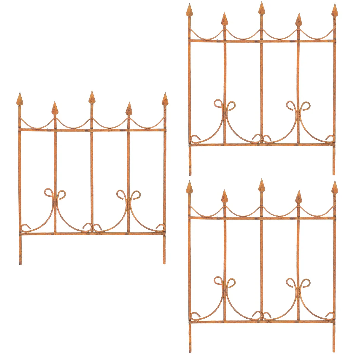 

Fence Mini Garden House Toy Miniature Diy Micro Ornament Landscape Fairy Picket Decor Lawn Prop Play Outdoor Kid Iron Decors