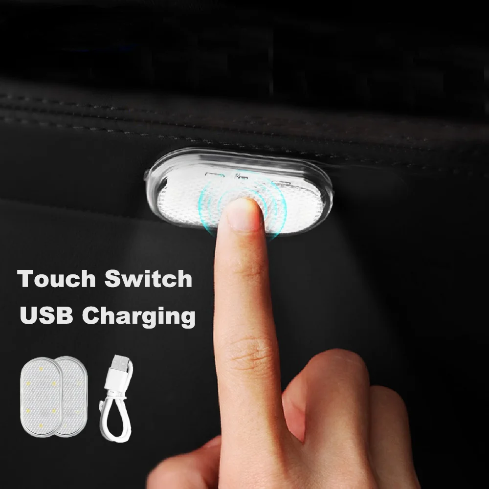 

1 шт., Автомобильный потолочный светильник для чтения, с зарядкой от USB
