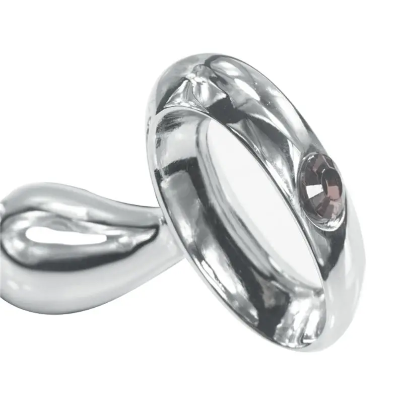 Анальная пробка для заднего двора стальная массажер точки G металлический