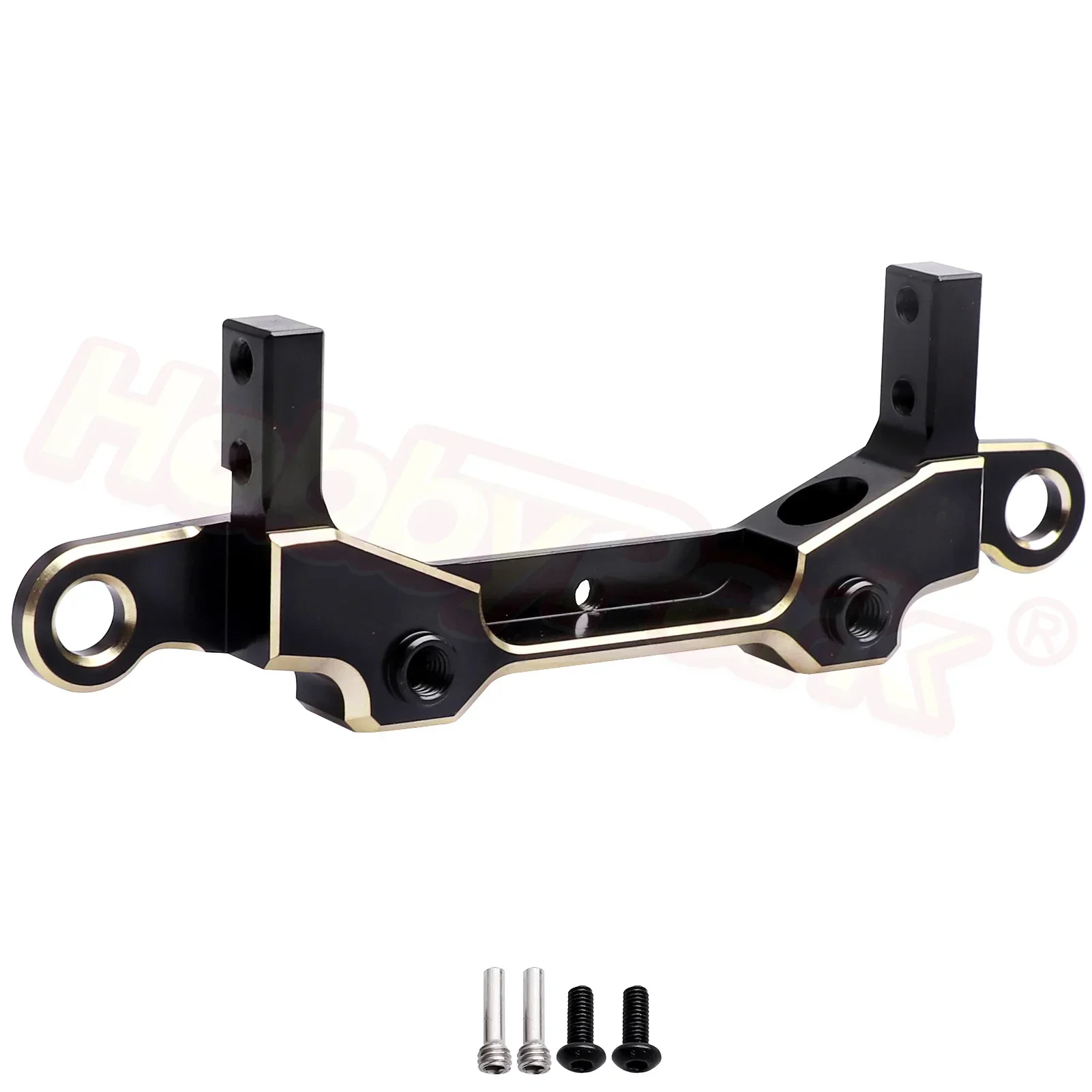 

HobbyPark Brass крепление для заднего бампера сервопривод, монтажный кронштейн, подставка, совместимая с 1/10 Axial SCX10 III, обновления JLU Wrangler