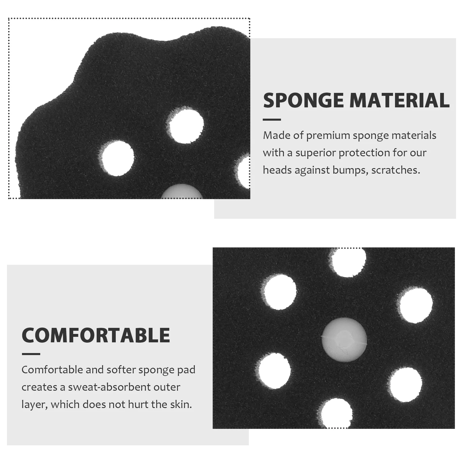 10 шт. защитные колпачки для головы вставки мужчин вкладыши шляп губки жесткие