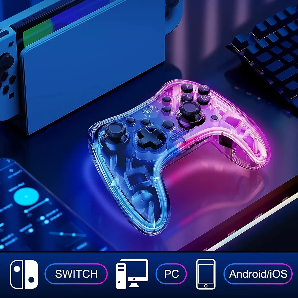 

Switch Lite/OLED Bluetooth Controller Wireless Remote Control Pc Joystick Android Gamepad Accessories Video Game Consoles Joypad