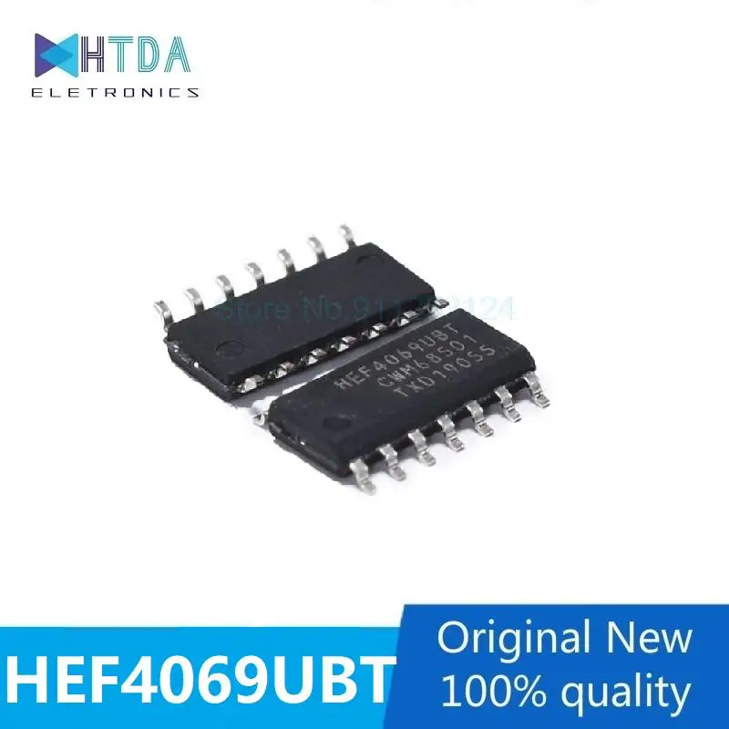 15 шт./лот HEF4069 HEF4069UBT SOP14 шесть инверторных логических чипов