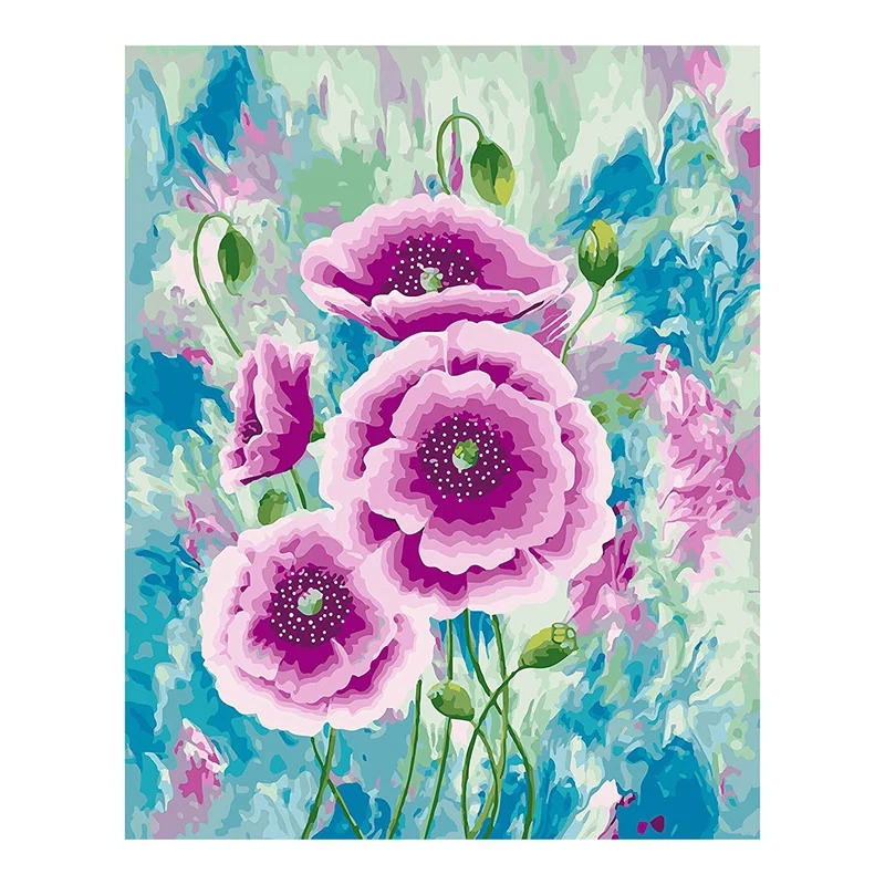 

Набор для рисования по номерам на холсте, 16x20 дюймов